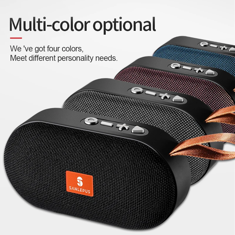 SANLEPUS Мини Bluetooth динамик портативный беспроводной звуковая система 3D стерео