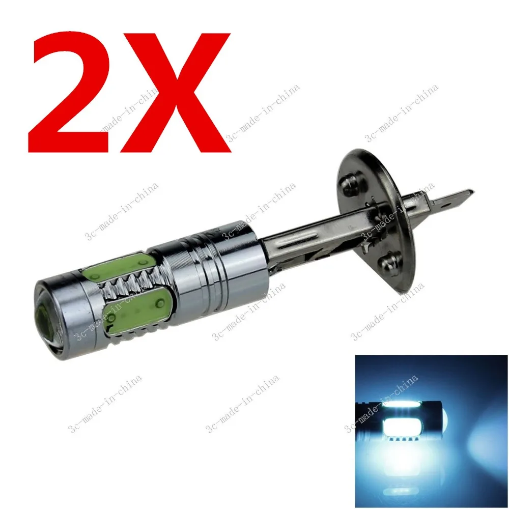 

2X 5 COB LED H1 Bulb Ice Blue Fog Light 7.5W Parking Low High Beam Lamp