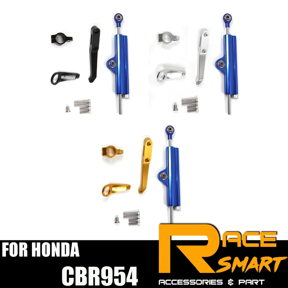 

For HONDA CBR-954 CB-R954 CBR 954 Steering Damper Stabilizer Kit Motorcycle accessories CNC CBR954