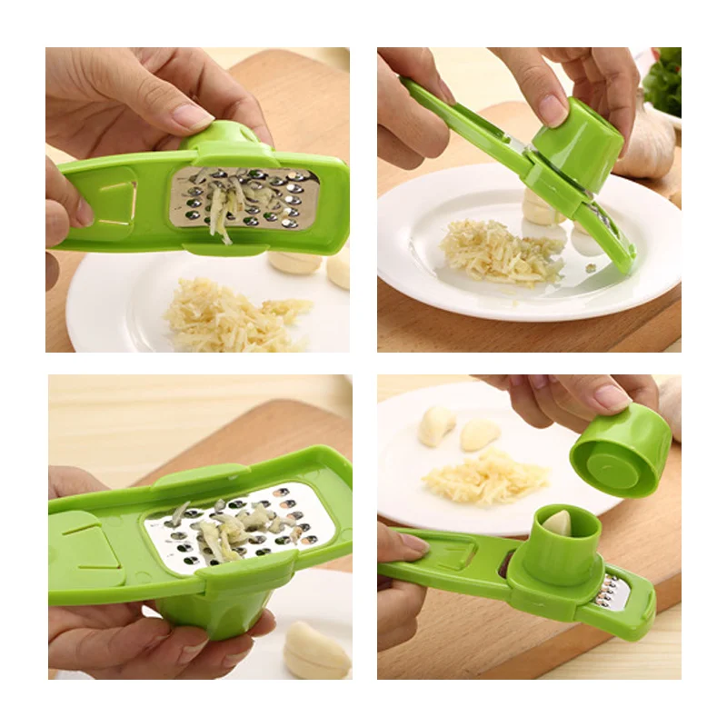 Landlife Garlic Press 2 Color Mini Ginger Grinding Grater Planer Slicer Cutter Kitchen Gadgets Accessories кухонные