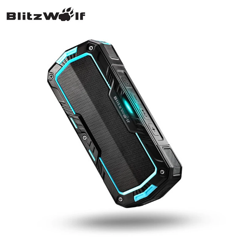 BlitzWolf BW-F3 IP65 2*5W Mini Waterproof Outdoor Sport Hand Free Wireless Bluetooth Portable Speaker Audio Player For Cellphone