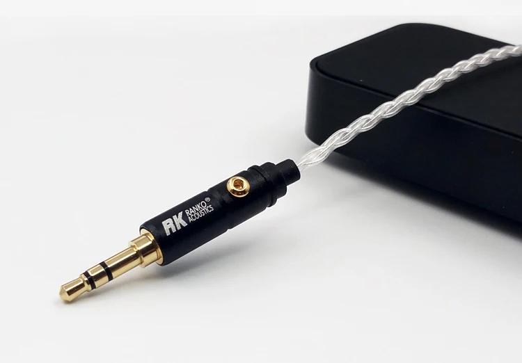 Pure silver 4 share handmade Computer headphone extension cable Enthusiast 3 5mm male to female Lossless audio cable