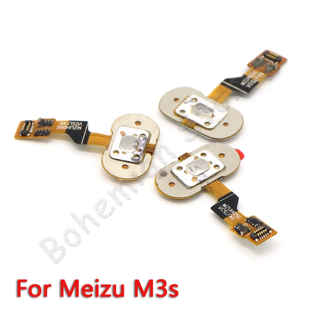 Назад Кнопка Домой отпечатков пальцев гибкий кабель для Meizu M3 Note M3s запасные части мобильного телефона