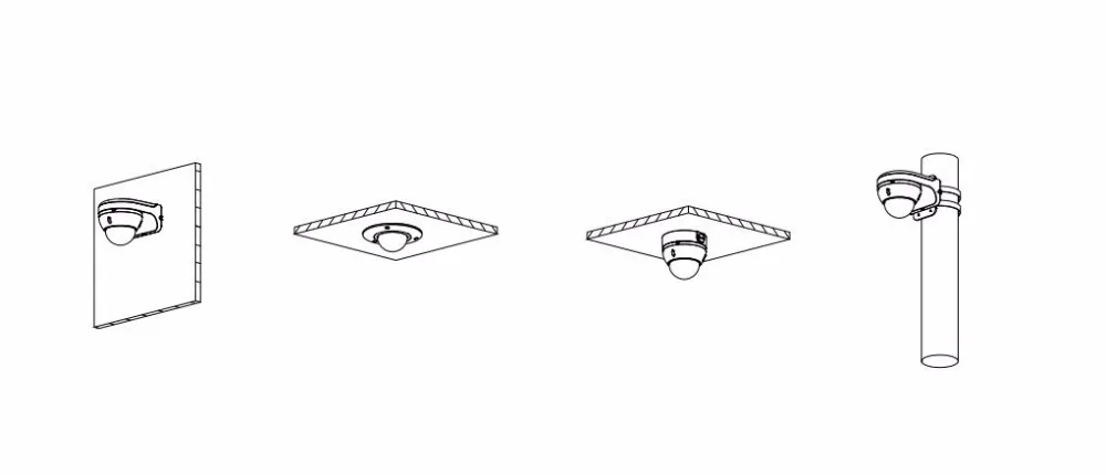 Dahua PTZ 4MP IP камера PoE SD22404T-GN 4x оптический зум объектив 2.7мм~ 11 мм CCTV H.265 WDR камера безопасности Поддержка IVS IP66 IK10