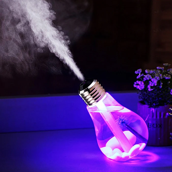 

400ML USB LED Night Light 7 Colors Changes DC5V Ultrasonic Humidifier Air Purifier Night Light Constellation Lamp Decorations
