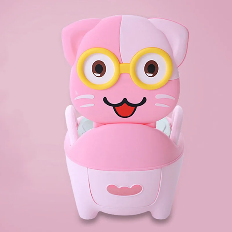 Buy Cute Cat Baby Toilet Training Potties Portable