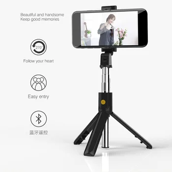 

Wireless Bluetooth Selfie Stick Foldable Mini Tripod Handheld Remote Shutter Extendable Monopod for iphone X XS 8 P30 S10