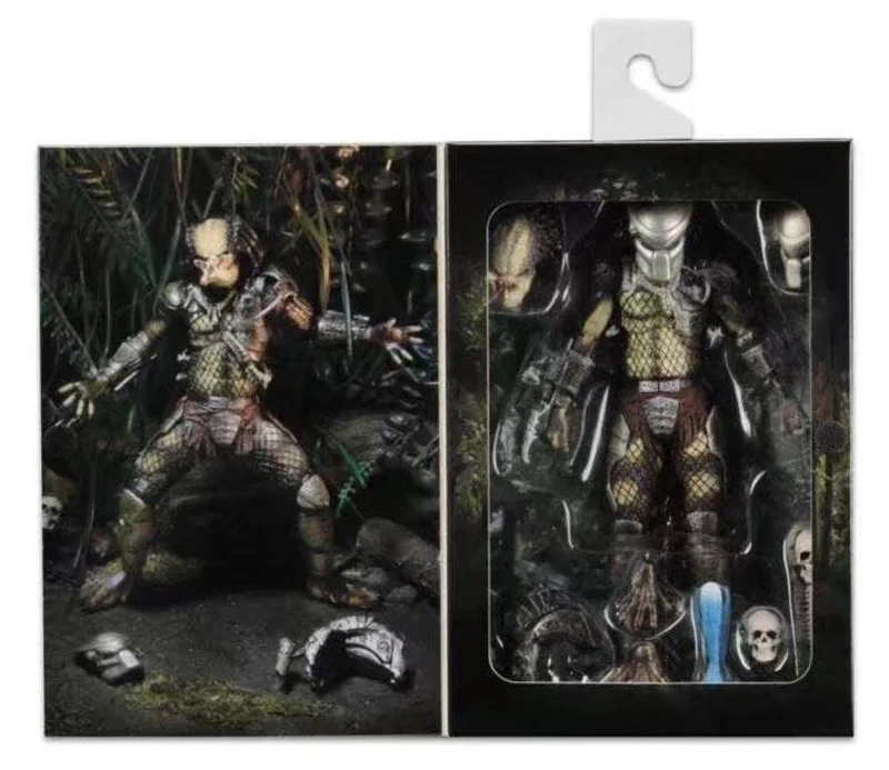Movie AVP Aliens vs Predator Figure Series Alien Covenant Elder Predator Jungle Hunter Action Figure Model Toy Free Shipping (5)