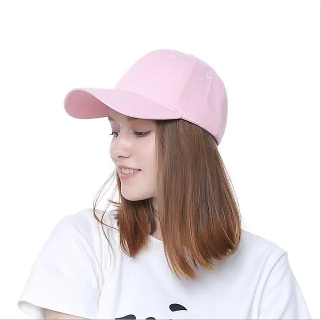 All-cotton women’s baseball cap.