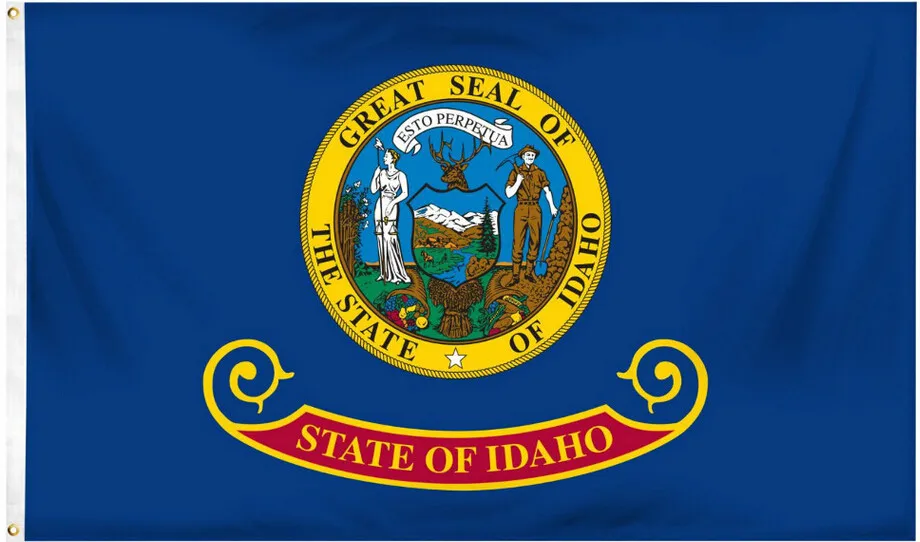 Idaho State Flag New 3x5ft 150x90cm Indoor/Outdoor US State Flag Banner