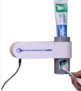 MOONBIFFY, антибактериальный УФ-светильник, ультрафиолетовая зубная щетка, автоматический диспенсер для зубной пасты, стерилизатор, держатель для зубной щетки, очиститель