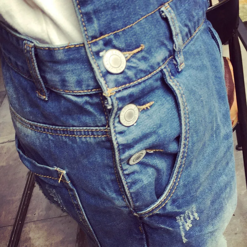 Новая мужская одежда мужские летние джинсовые комбинезоны модные цельные шорты на тонких лямках тонкие джинсы костюмы певицы