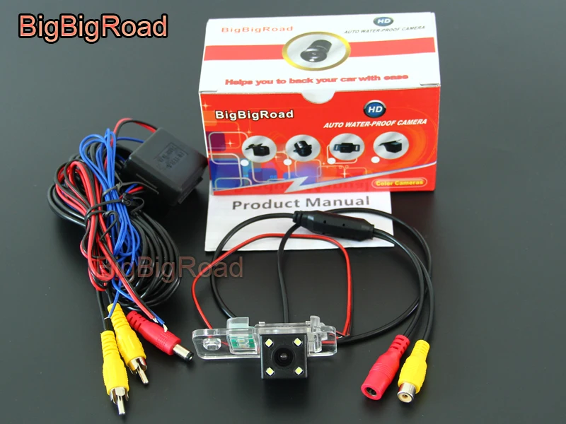 BigBigRoad For Audi S5 S6 S8 RS4 A3 A6L A6 A8 A4 B6 B7 B8 Q7 Car Rear View Reverse Backup Parking Camera Night Vision Waterproof (3)