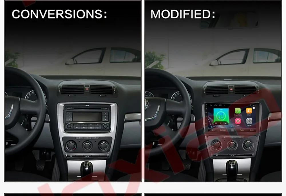 Excellent 2 din Android Quad Core Car DVD player for Skoda Volkswagen Octavia Audio GPS Radio Steering-Wheel car multimedia player 7