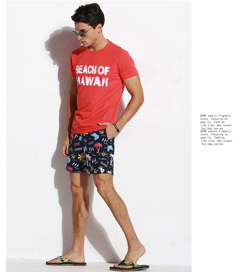 QIKERBONG мужские пляжные шорты бермуды в повседневном стиле мужские купальники Новая мода быстросохнущие с сетчатой подкладкой