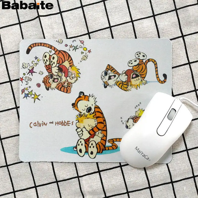 Babaite крутой новый Calvin Hobbes силиконовый коврик для мыши хит продаж оптовая продажа