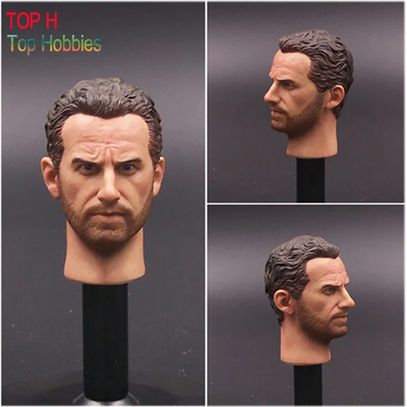 

A-22 Custom 1/6 Scale Rick Head Carving Head Sculpt For 12 Inch Phicen Hot Toys V-022 Body Action Figure
