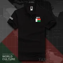 Мадагаскарские поло рубашки для мужчин с коротким рукавом белые бренды печатных для страны хлопок nation MDG Malagasy Madagasikara Мадагаскар