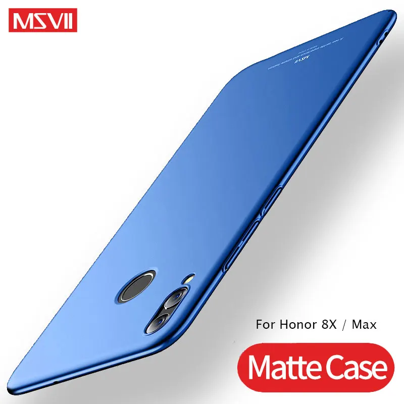 Huawei Honor 8X Max чехол MSVII Тонкий матовый Coque 8 Lite жесткая задняя крышка из ПК для huawei 8X8 |