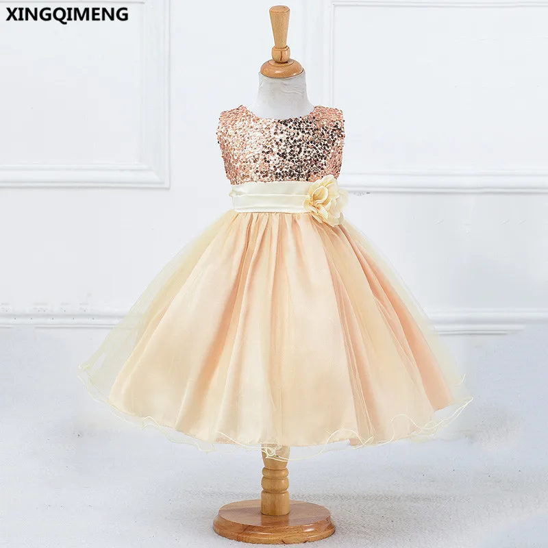Champagne Flower Girl Dresses