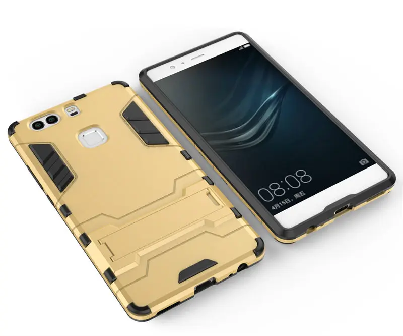 Iron Man Armor Hybrid PC + TPU Holder Back Case Cover for Huawei P9 P9 Plus P9 Lite P8 P8 Lite Mate 8 Mate S (3)