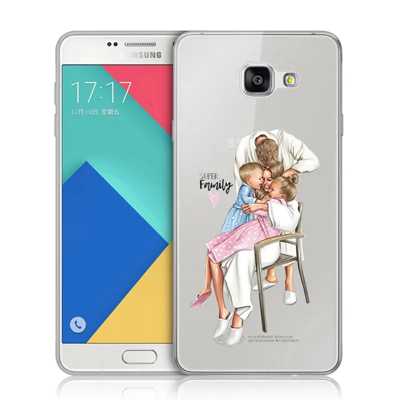 Силиконовый чехол для samsung Galaxy A3 A5 A7 A9 A6 A8 Plus A7 A50, цвет черный, коричневый - Цвет: 11