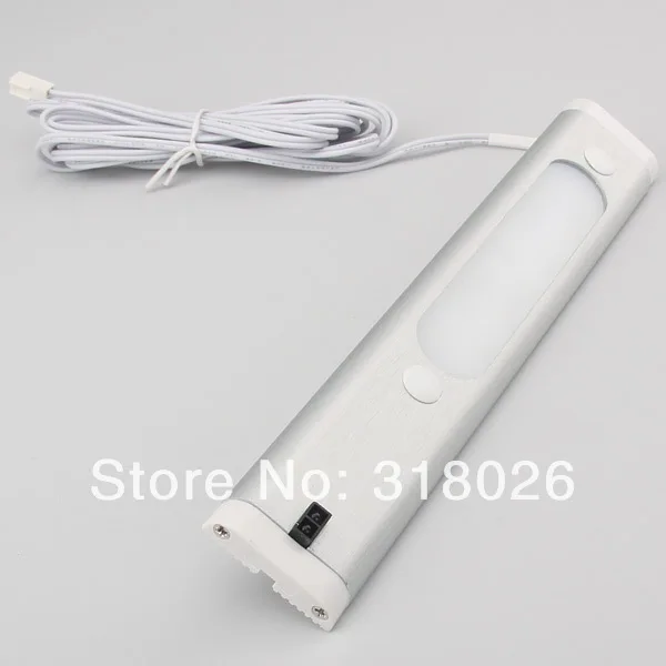 

2pcs/lot LED Small Sensor Light 3014SMD 12leds 2.2W 20CM Long White Warm White Acrylic and Aluminum led cabinet light