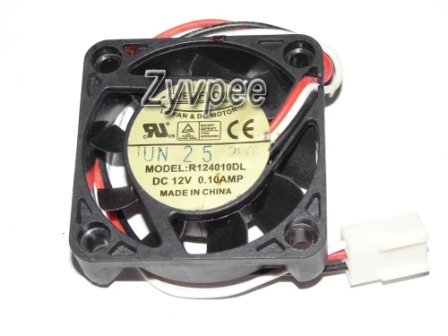 EVERFLOW 4010 R124010DL 12V 0.1A 3Wire Cooling Fan
