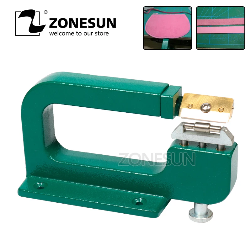

ZONESUN Leather Splitter Leather Paring Device kit/Leather Skiver Vegetable Tanning Scrape Thin Tool