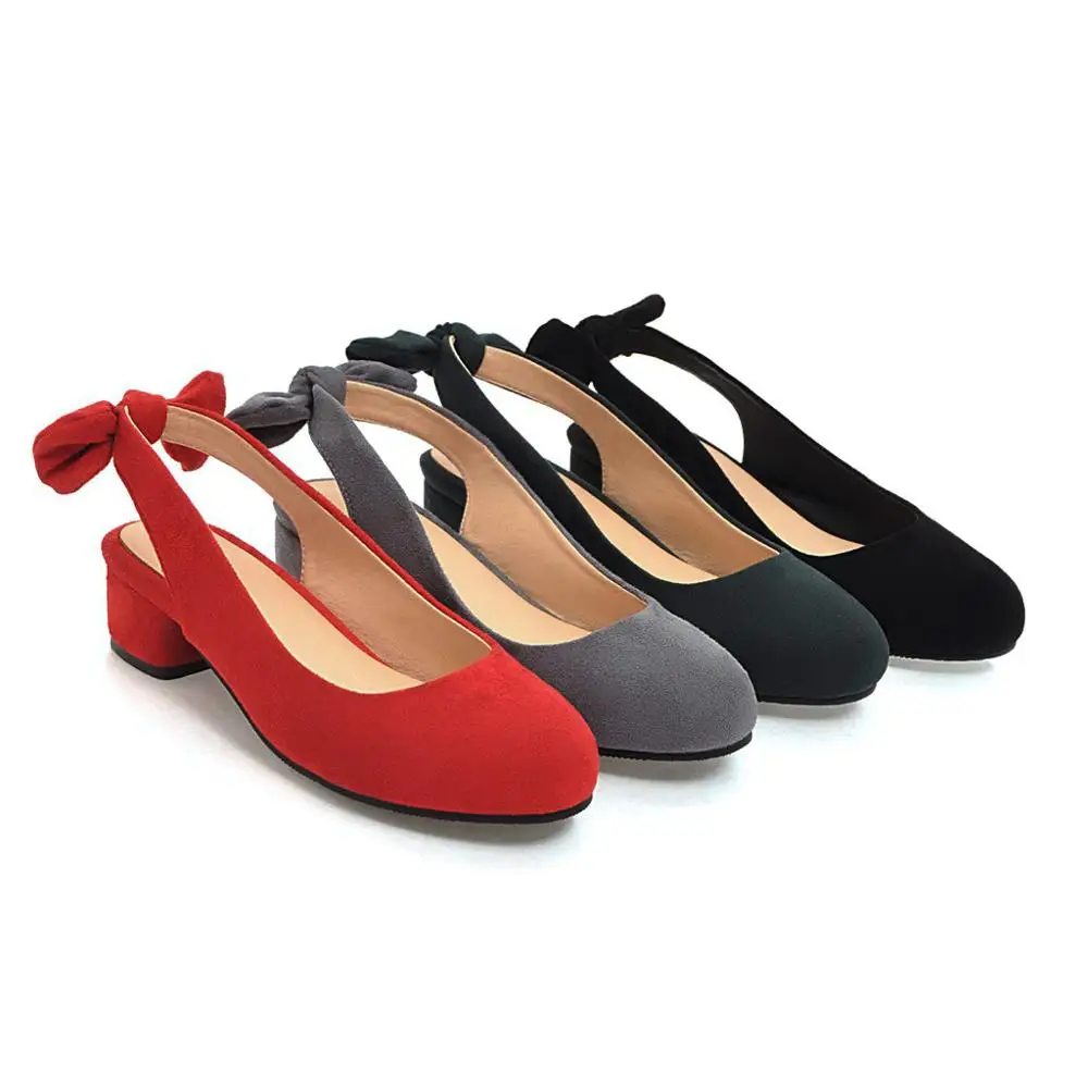 simple red shoes