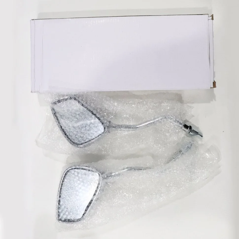 

5pcs Left Right Universal Motorcycle Chrome Skeleton Skull Side Rear View Mirror