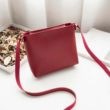 

Women Small Shoulder Bag PU Leather Satchel Lady Girl Crossbody Messenger OH66