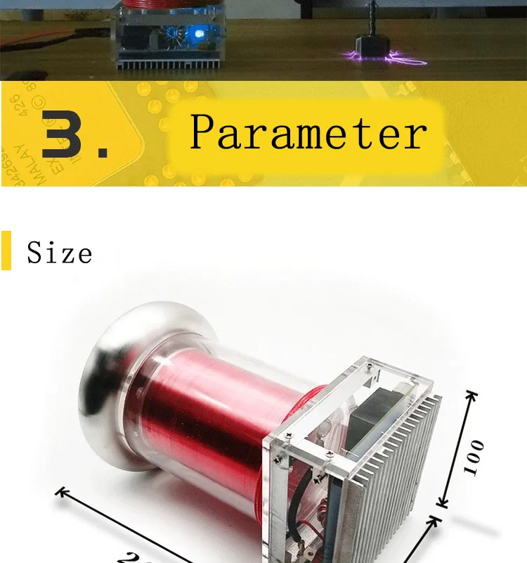 0.2M Solid-state Tesla Coil/Music Tesla Coil/Lightning Storm LIGHTNING STORM