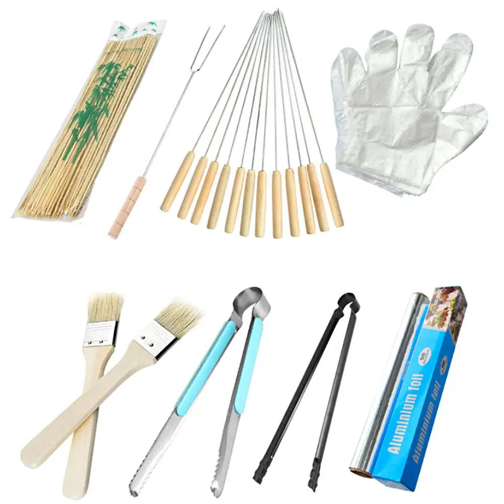 

Barbecue Tools BBQ Accessories Combo Set Picnic BBQ Tools 8 PCS/ Set