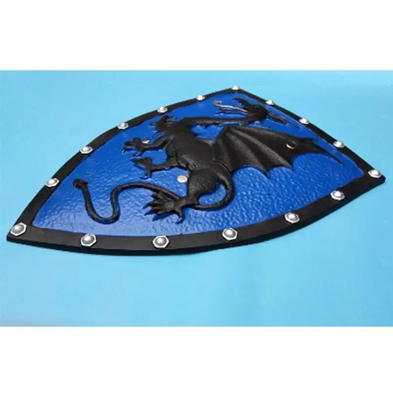 Искусственный щит Дракон шаблон средневековый живой прочный щит украшение для Хэллоуина вечерние косплей ролевые игры