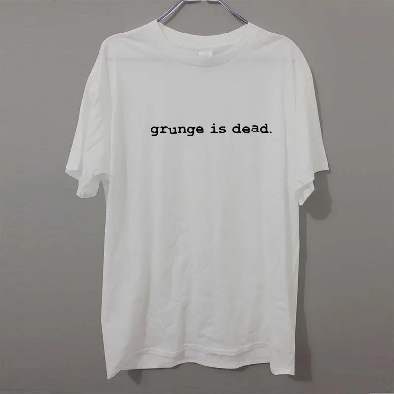 Nueva camiseta de verano Grunge is Dead kurt cobain nirvana S 90 s rock divertida camiseta de algodón de manga corta para hombre camiseta Nueva camiseta de verano Grunge is Dead kurt cobain nirvana S 90 s rock divertida camiseta de algodón de manga corta para hombre camiseta