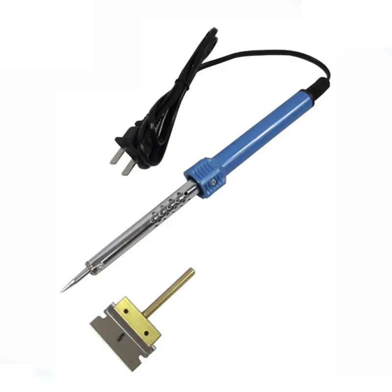 

110V/220V OCA UV Glue Clean Tool 40W T Solder Iron Tip Scraper with Blade for Screen Separator Old Glue Remover