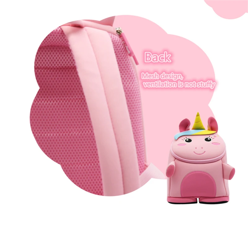 Kinderrucksack NOHOO Kinderrucksack Einhornrucksack für Kleinkinder Rucksack für Kleinkinder 2-7 Jahre alte wasserdichte Kinderg