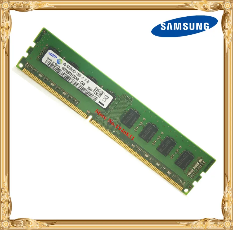 Samsung настольная память оригинальная DDR3 4 Гб 1600 МГц 4 г PC3-12800U ПК ram 1600 12800