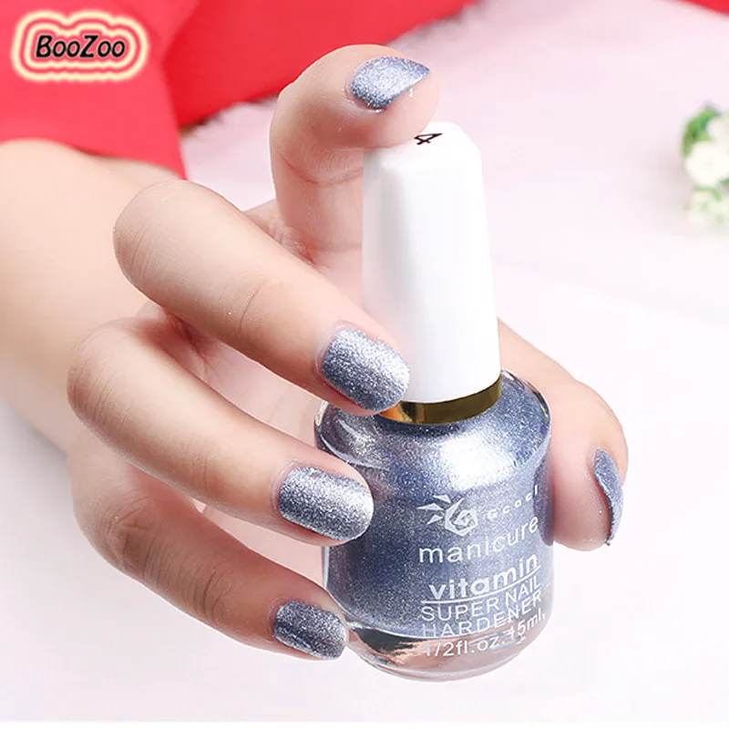 Blue ZOO 15 ml Effect Shiny Metal Nail Polish Soak Off UV Glitter Sand
