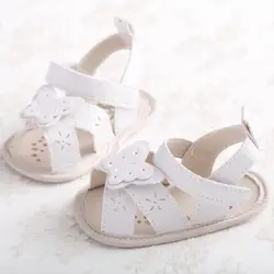 Летние От 0 до 1 года детские обувь для детей девочек обувь с бантами мягкой противоскользящей малышей Prewalker 998