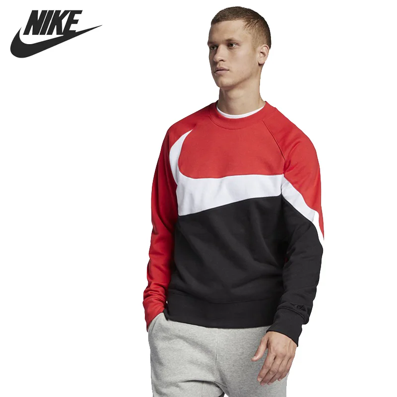 

Original New Arrival NIKE AS M NSW HBR CRW FT STMT Men's Pullover Jerseys Sportswear