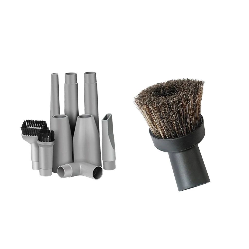10Pcs Compatible Vacuum Attachment Accessories Set Vacuum Brushes /Power Nozzle /Connector/Extension Wand Cleaning Brushes