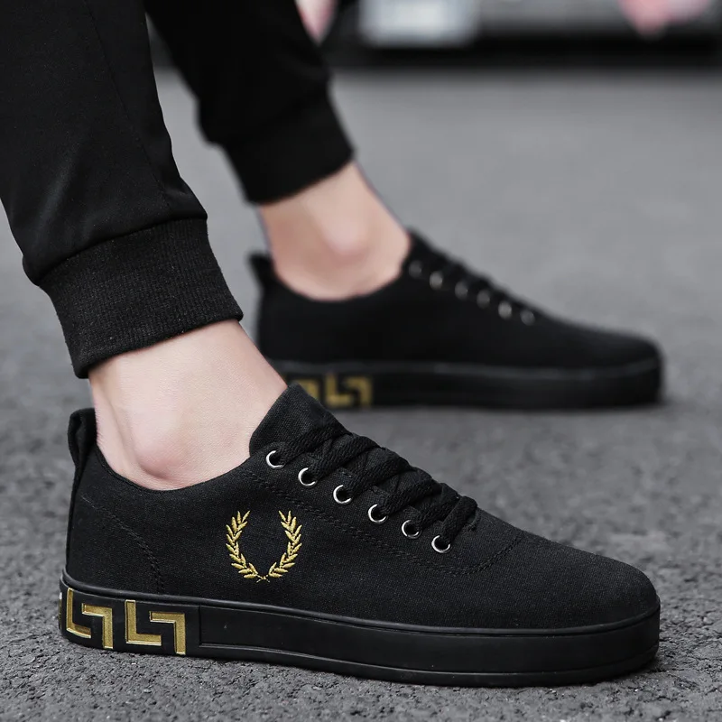 

Brand Men Shoes Casual Black Shoes Men Spring Autumn Lace Up Men Tenis Fashion shoes hjm89