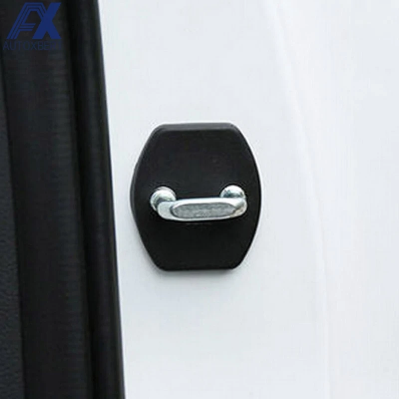 

AX Accessories 4pcs Set Door Lock Cover Catch Buckle Protector Arm Check Checker Case Cap Sticker For Kia Sportage QL 2017-2019