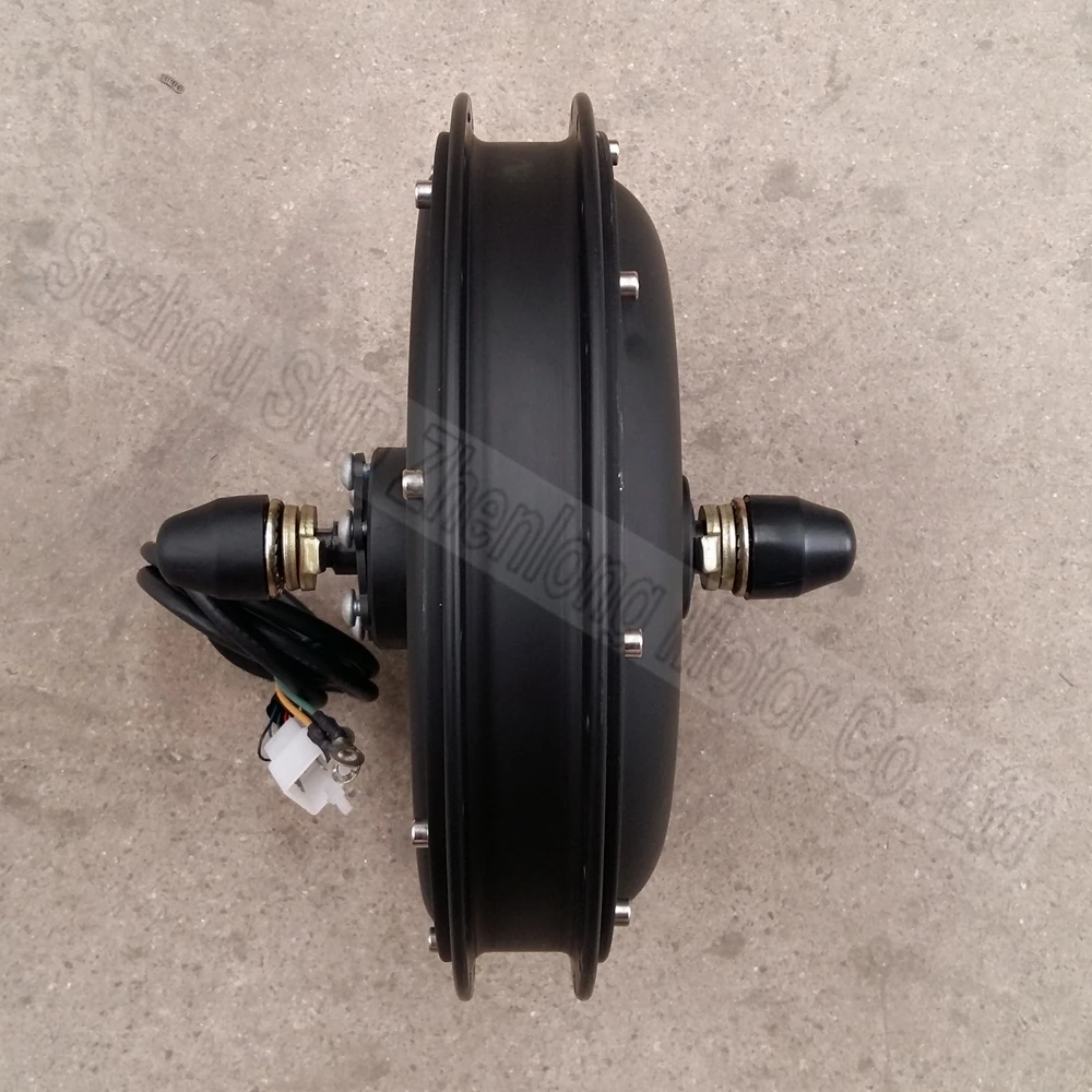 Perfect 48v Customized 1500w 60V brushless electric bike wheel front spoke hub motor  G-M038 3