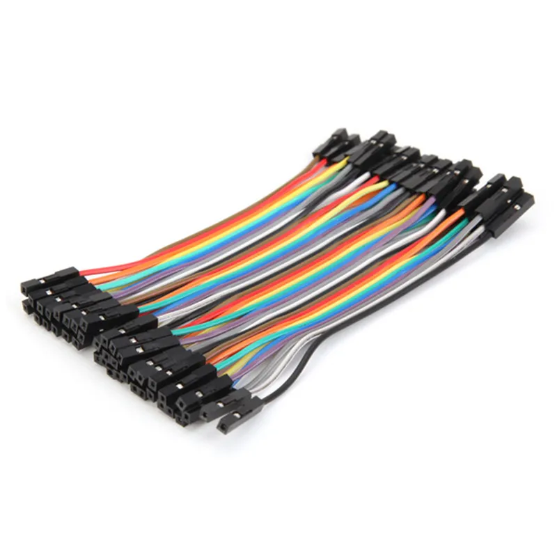 Hot 40Pcs 10cm Female To Female Jumper Wire Cable For Arduino For font b RC b