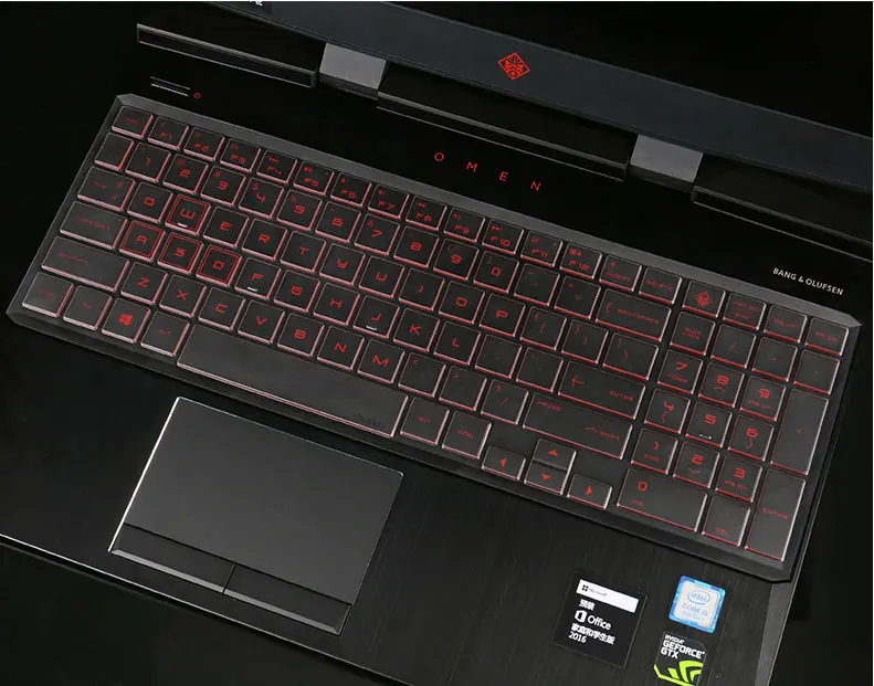 15 дюймов ТПУ Клавиатура Обложка кожи протектор для hp OMEN 15-DC0003LA 15-DC0084tx 15-DC0005ne DC0051NR DC0001NX DC0126tx DC0093tx - Цвет: Clear