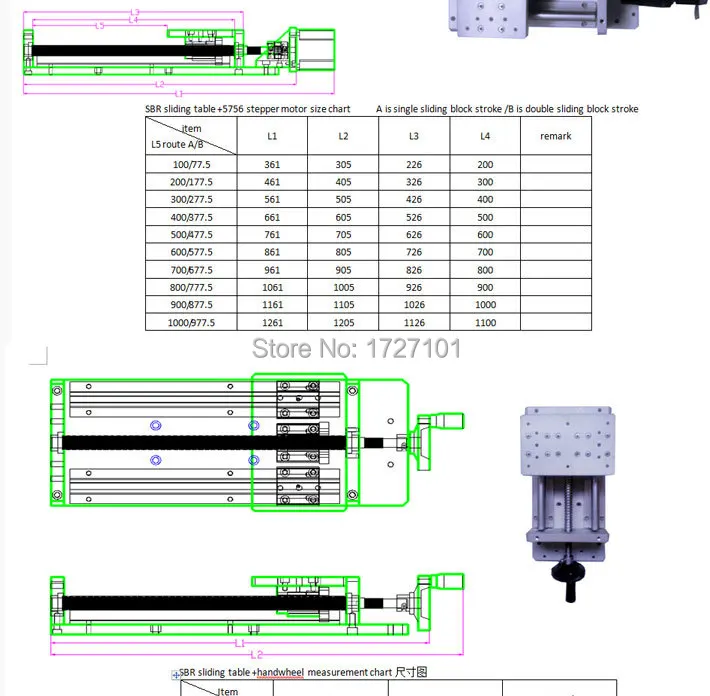 1605 ball screw linear sliding electric slide guide rail cross slide table module, 1000, 500