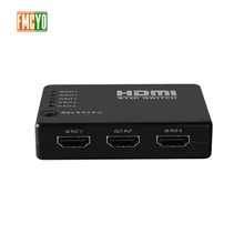 KVM Switch 6 порт 5 Вход 1 Выход Беспроводной Пульт HDMI Switcher Видеомонитор 1080p HDMI Switcher